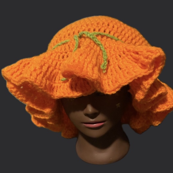 Crocheted, sun hat - Picture 1 of 1